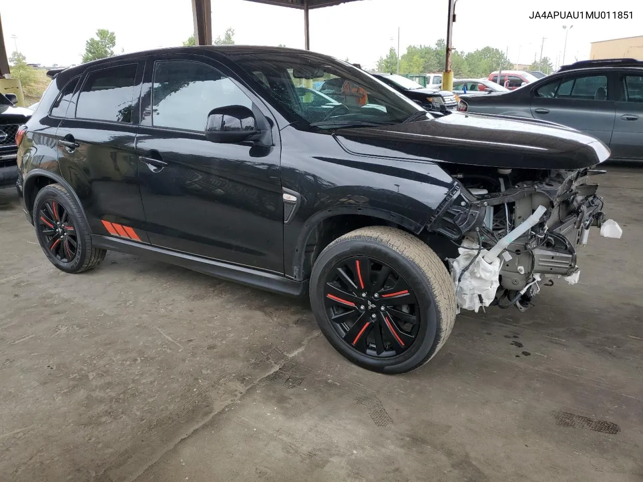 2021 Mitsubishi Outlander Sport Es VIN: JA4APUAU1MU011851 Lot: 71855024