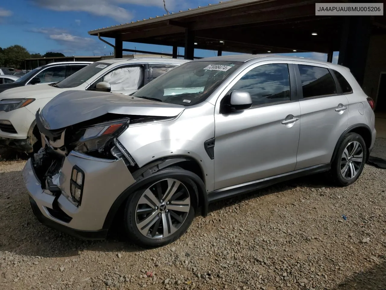 2021 Mitsubishi Outlander Sport Es VIN: JA4APUAU8MU005206 Lot: 72088474