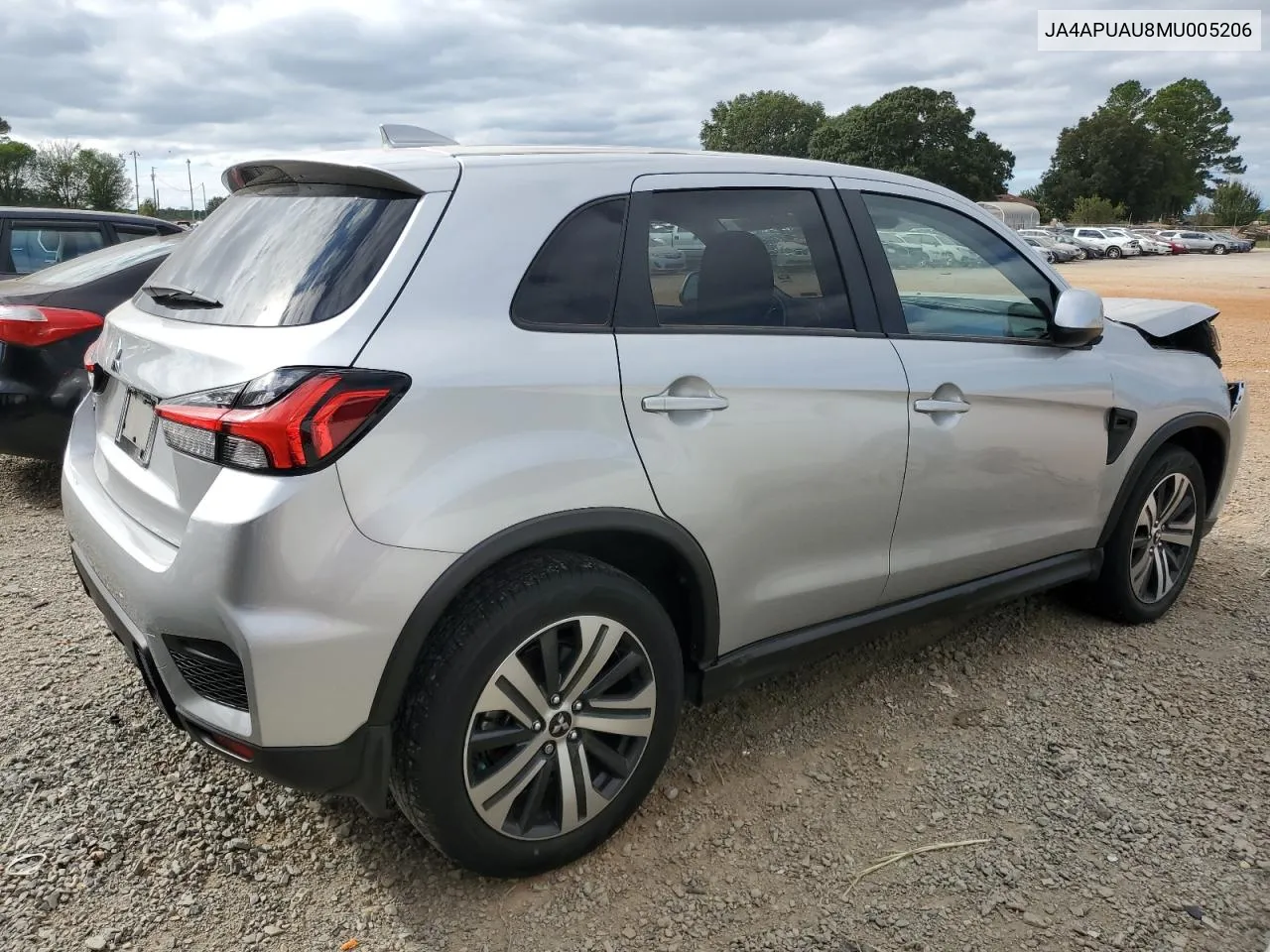 JA4APUAU8MU005206 2021 Mitsubishi Outlander Sport Es