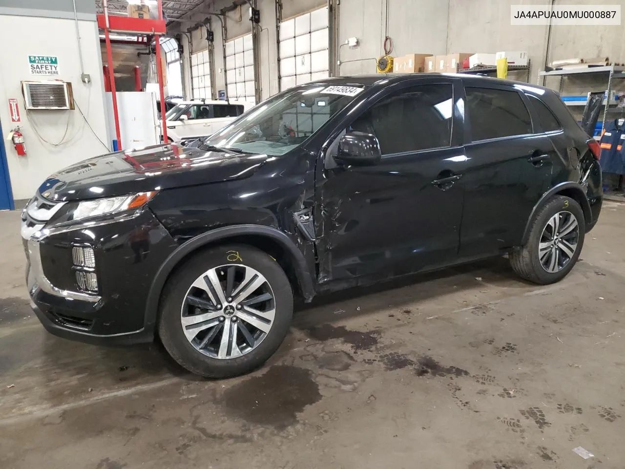 JA4APUAU0MU000887 2021 Mitsubishi Outlander Sport Es