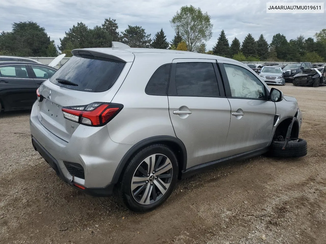 2021 Mitsubishi Outlander Sport Es VIN: JA4ARUAU7MU019611 Lot: 72502694