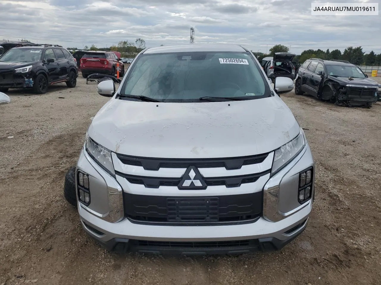 2021 Mitsubishi Outlander Sport Es VIN: JA4ARUAU7MU019611 Lot: 72502694