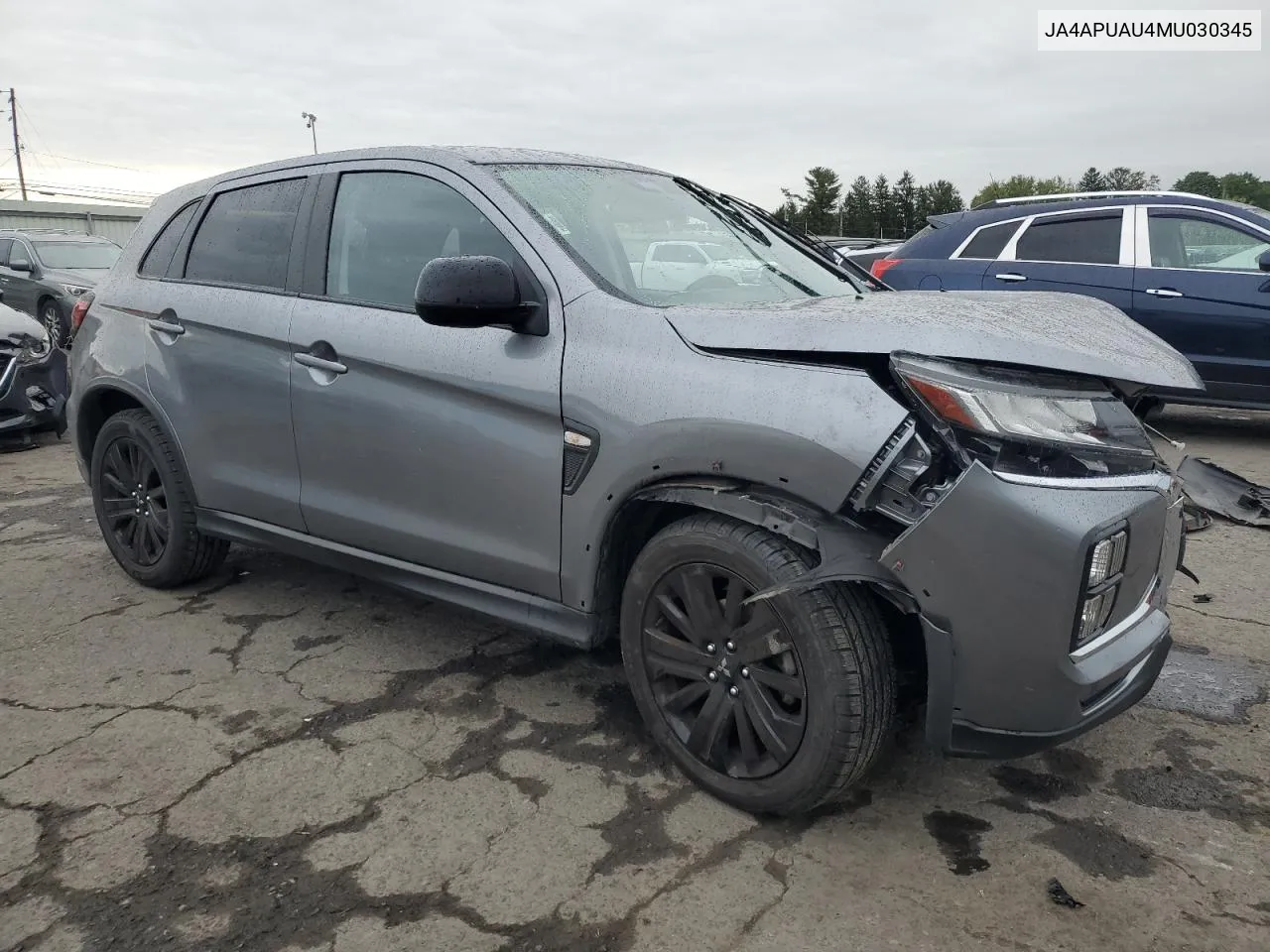 2021 Mitsubishi Outlander Sport Es VIN: JA4APUAU4MU030345 Lot: 72566824