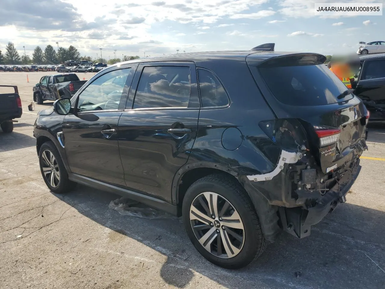 JA4ARUAU6MU008955 2021 Mitsubishi Outlander Sport Es