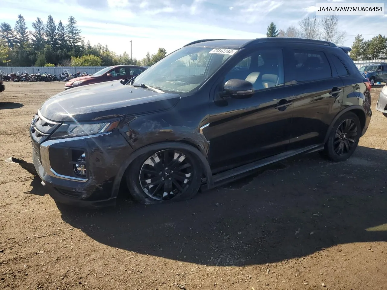 2021 Mitsubishi Rvr Se VIN: JA4AJVAW7MU606454 Lot: 73317344