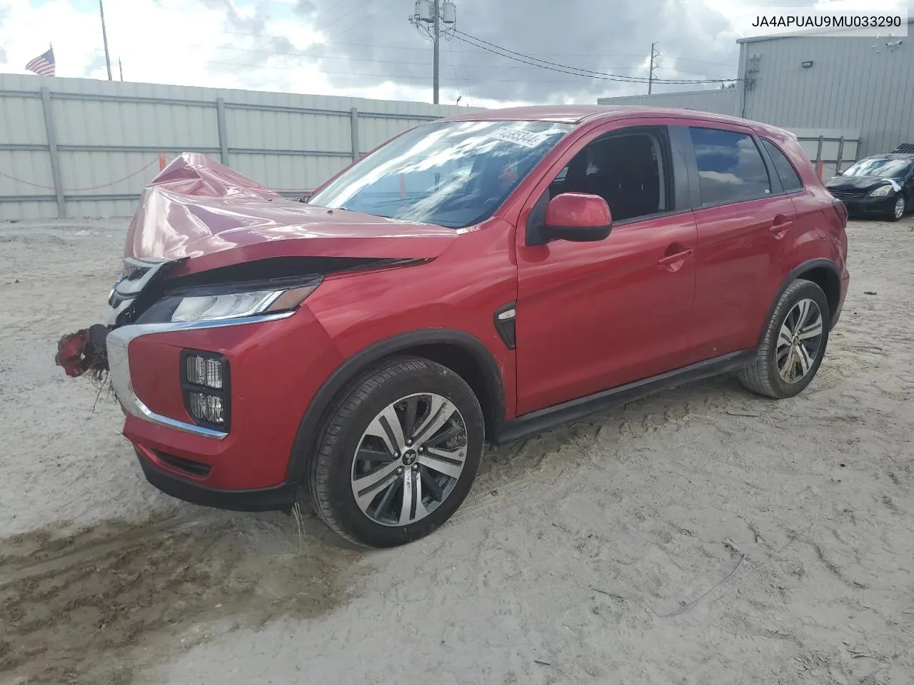 2021 Mitsubishi Outlander Sport Es VIN: JA4APUAU9MU033290 Lot: 74585344