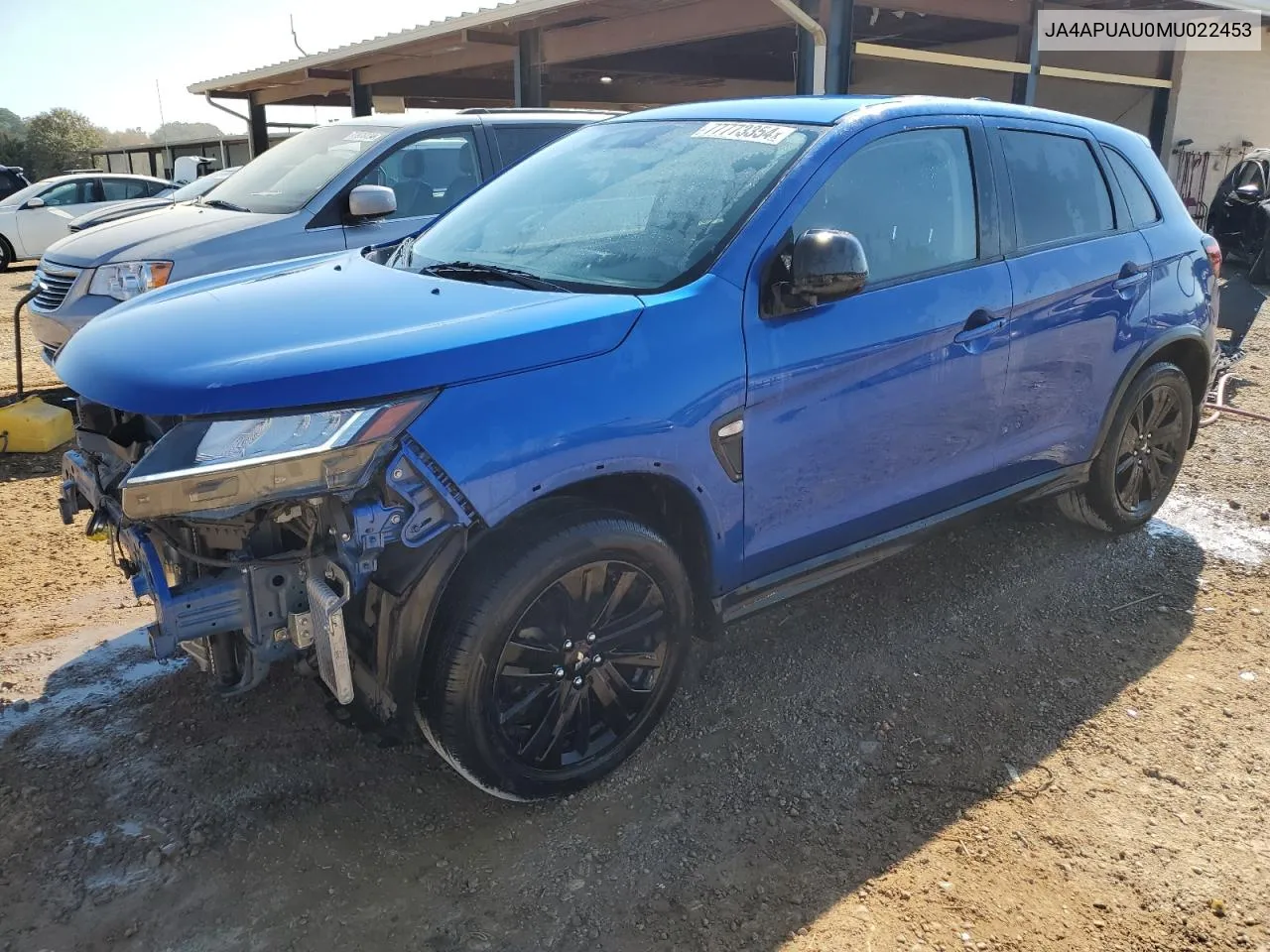 2021 Mitsubishi Outlander Sport Es VIN: JA4APUAU0MU022453 Lot: 77773354