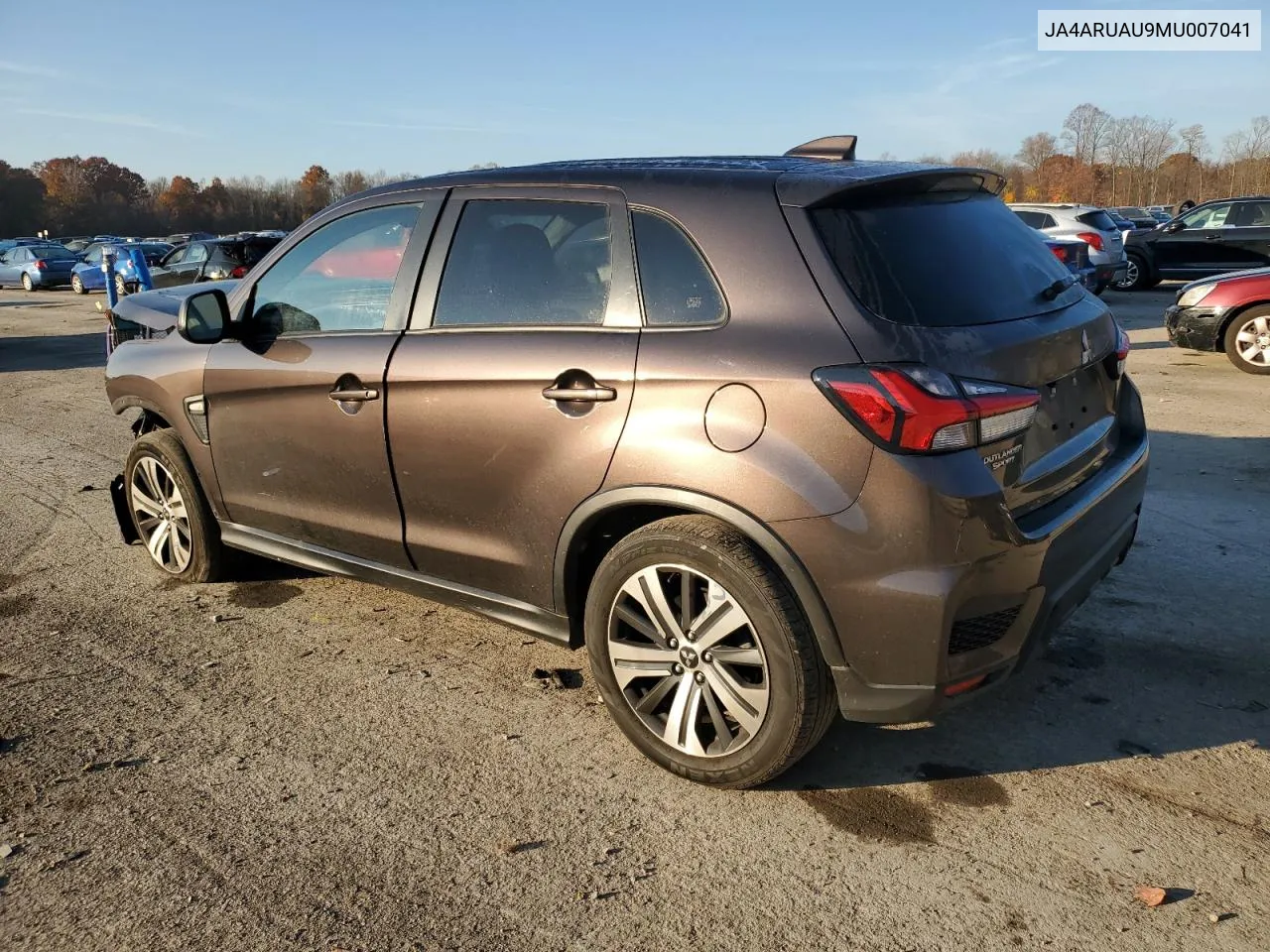 2021 Mitsubishi Outlander Sport Es VIN: JA4ARUAU9MU007041 Lot: 78362814