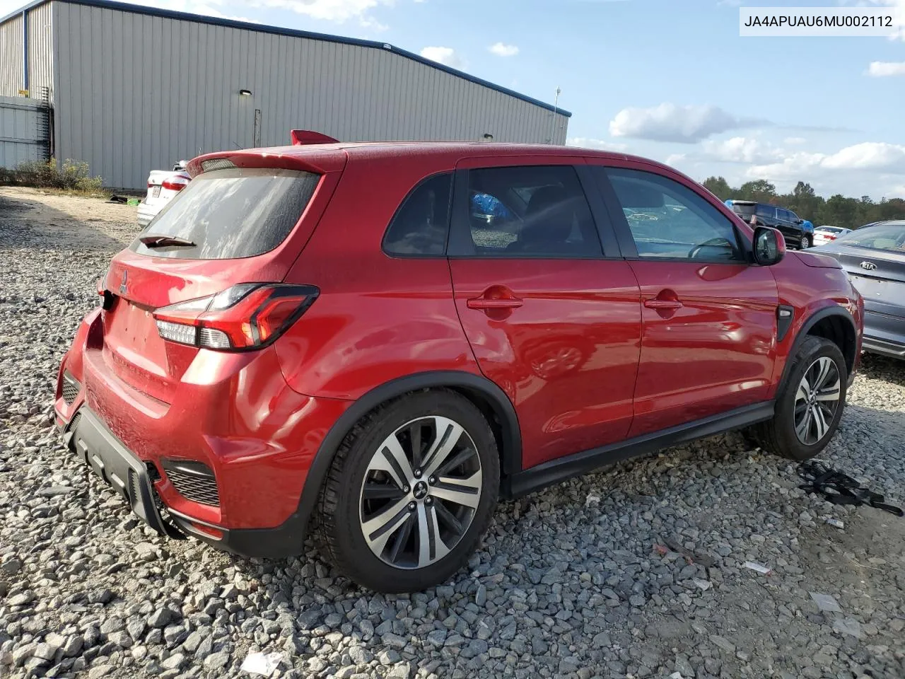 2021 Mitsubishi Outlander Sport Es VIN: JA4APUAU6MU002112 Lot: 78666284