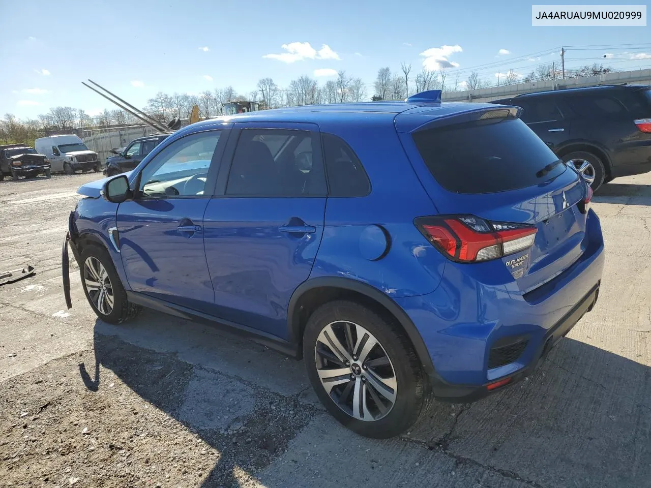 2021 Mitsubishi Outlander Sport Es VIN: JA4ARUAU9MU020999 Lot: 80119034