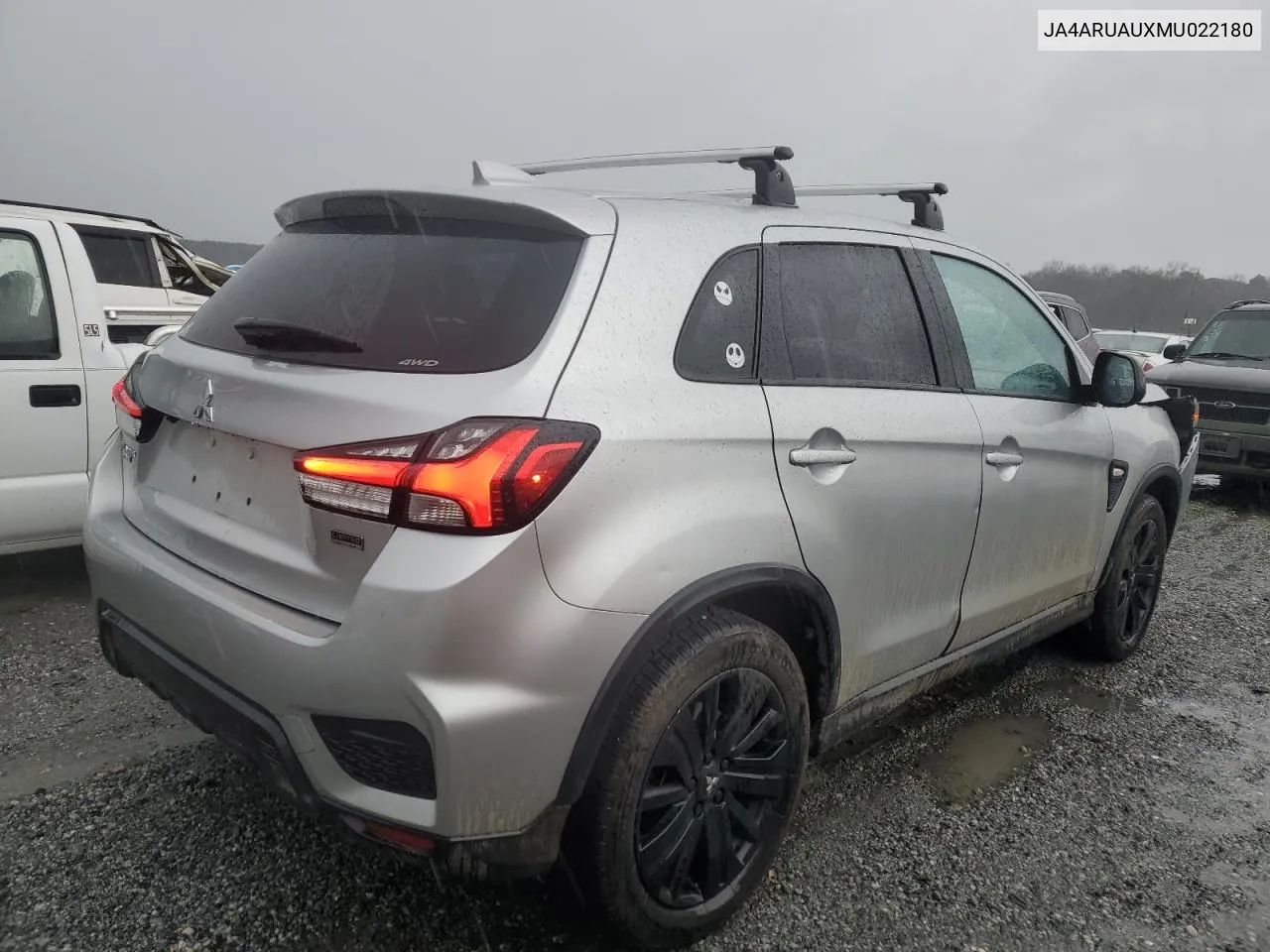 2021 Mitsubishi Outlander Sport Es VIN: JA4ARUAUXMU022180 Lot: 80819614