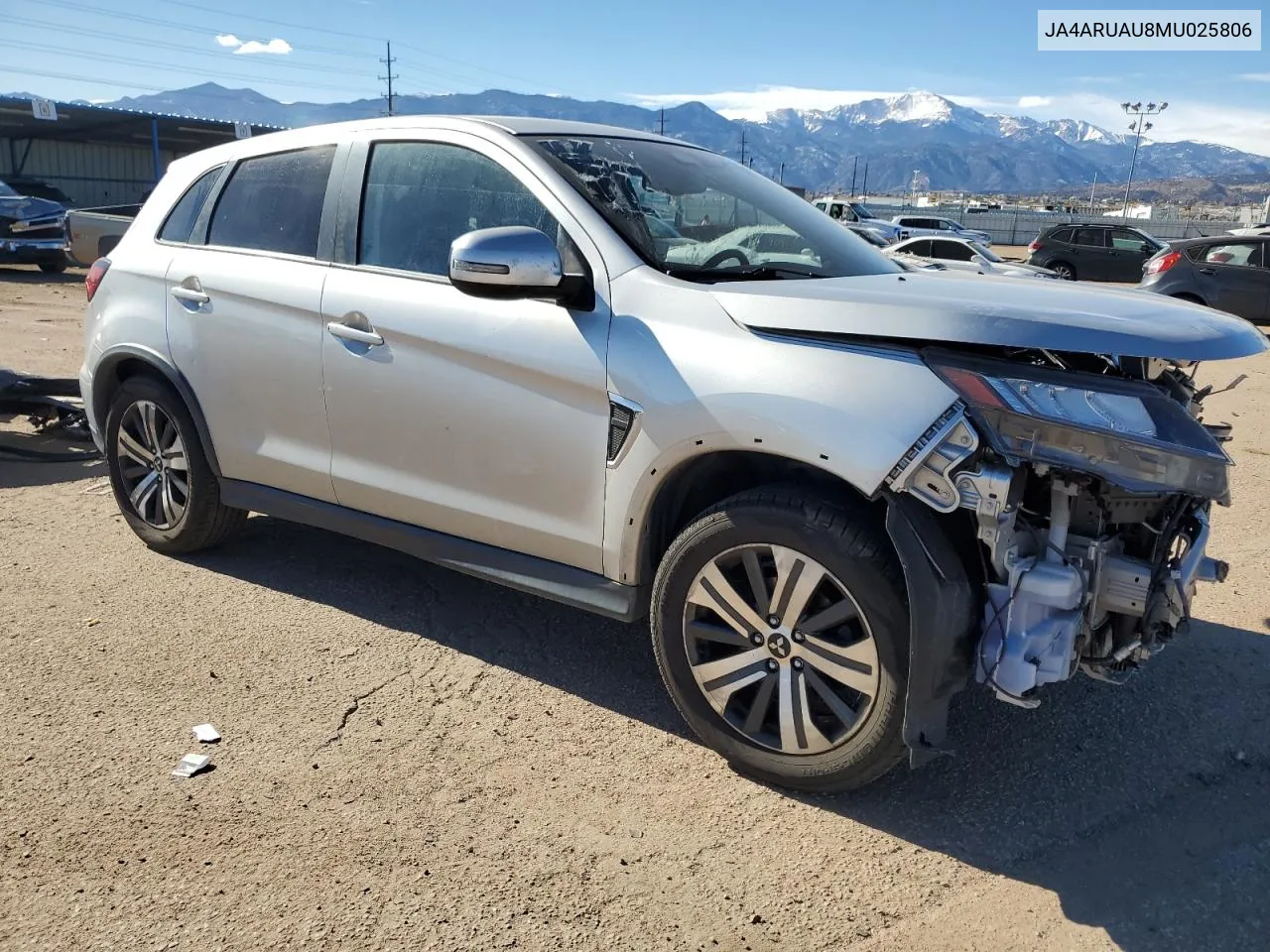 2021 Mitsubishi Outlander Sport Es VIN: JA4ARUAU8MU025806 Lot: 81034954