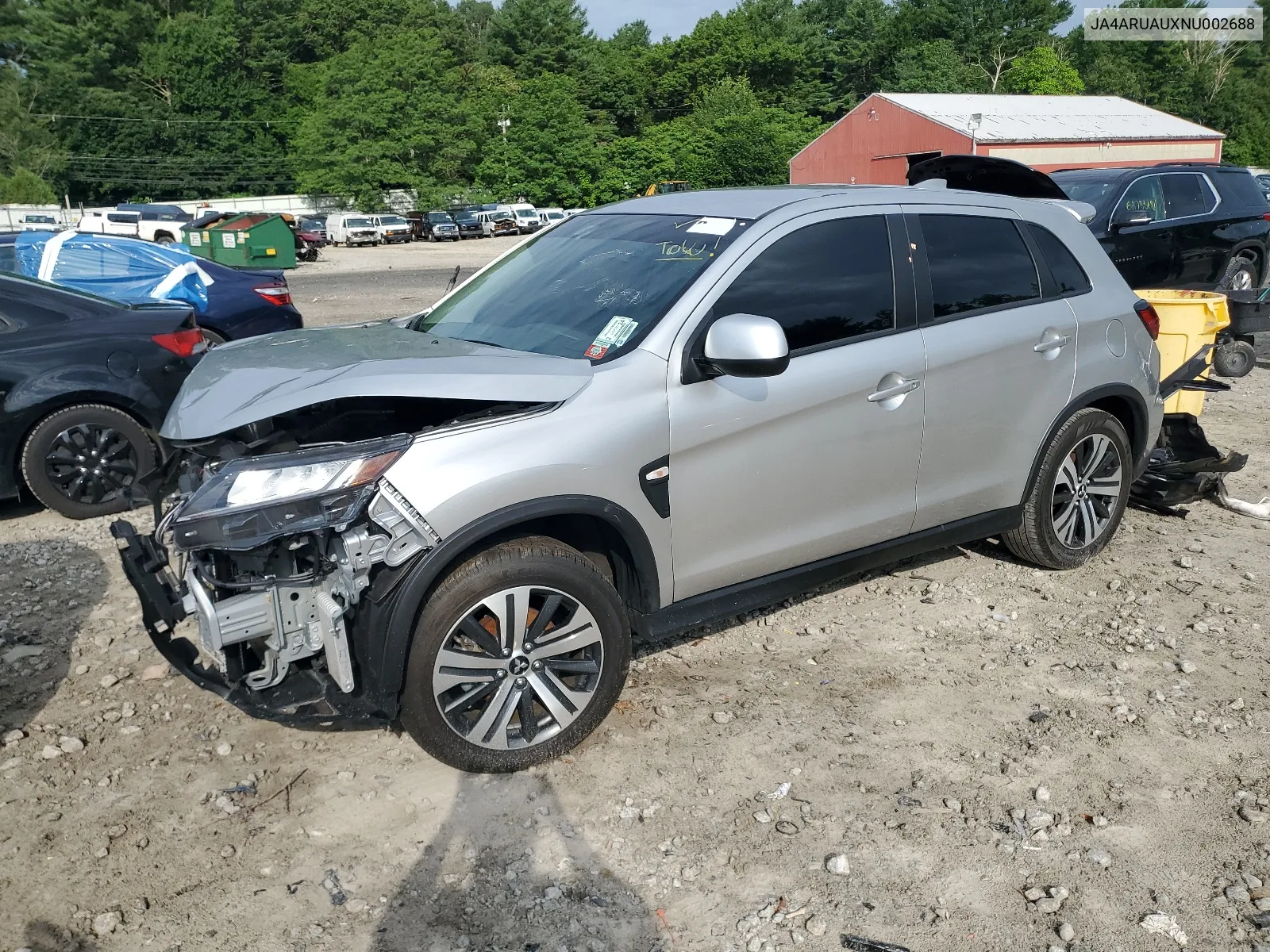 2022 Mitsubishi Outlander Sport Es VIN: JA4ARUAUXNU002688 Lot: 63380714