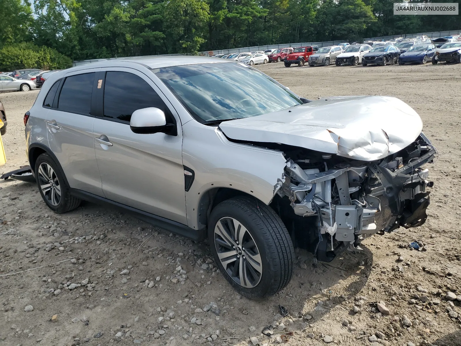 2022 Mitsubishi Outlander Sport Es VIN: JA4ARUAUXNU002688 Lot: 63380714