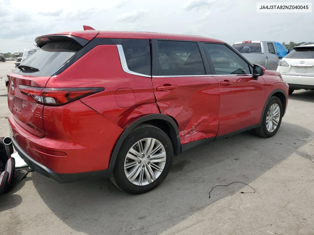 2022 Mitsubishi Outlander Es VIN: JA4J3TA82NZ040045 Lot: 63433024