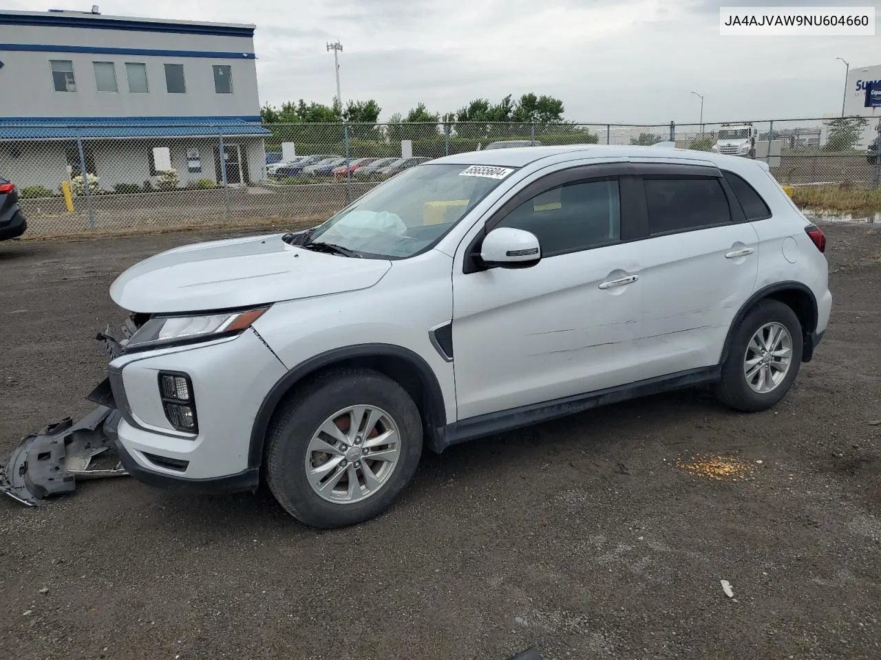 2022 Mitsubishi Rvr Se VIN: JA4AJVAW9NU604660 Lot: 65655604