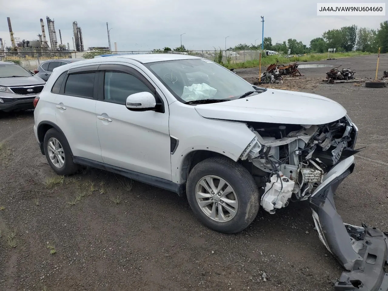 2022 Mitsubishi Rvr Se VIN: JA4AJVAW9NU604660 Lot: 65655604