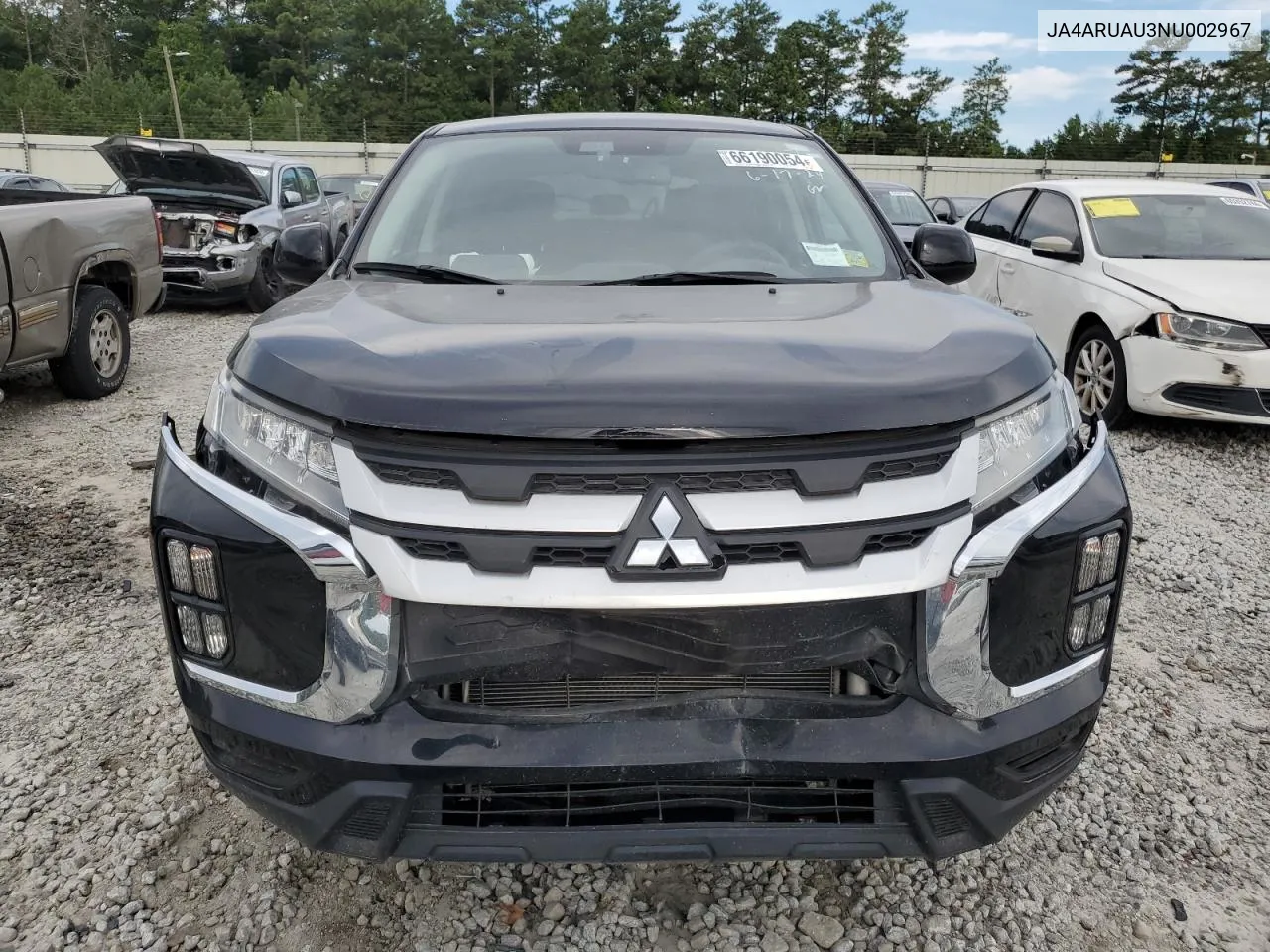 2022 Mitsubishi Outlander Sport Es VIN: JA4ARUAU3NU002967 Lot: 66190054