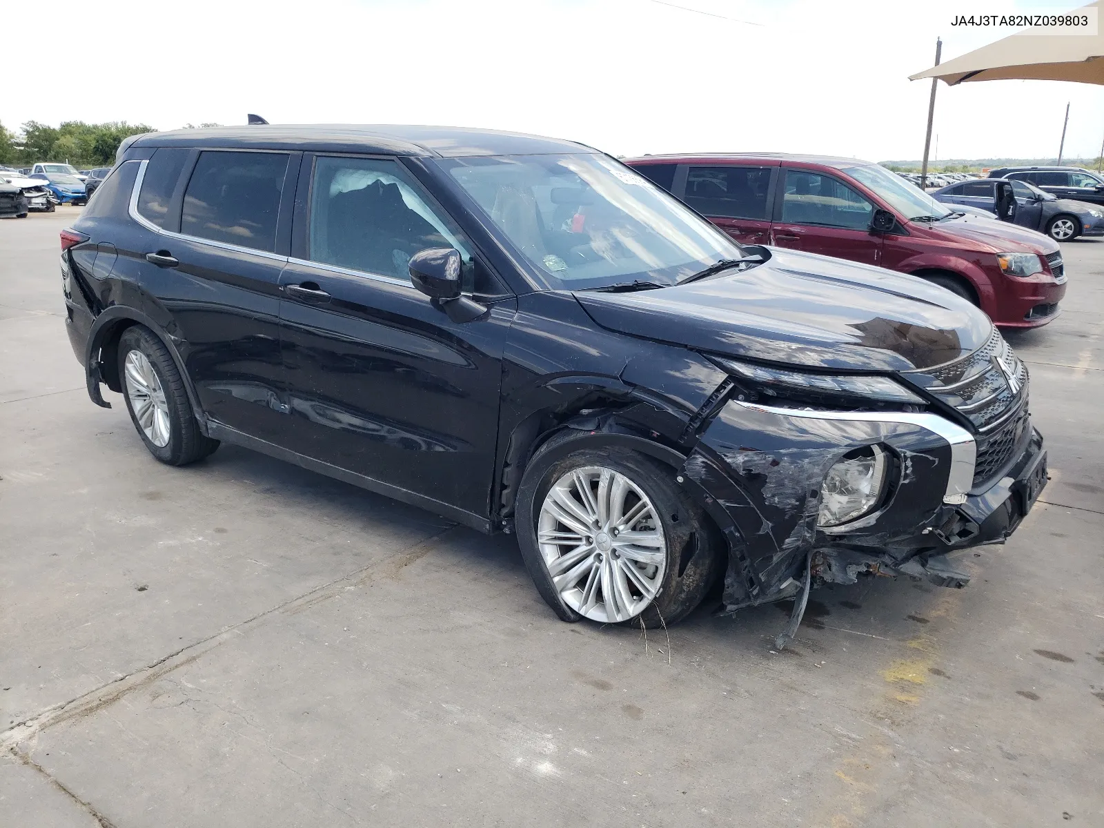 2022 Mitsubishi Outlander Es VIN: JA4J3TA82NZ039803 Lot: 67136694