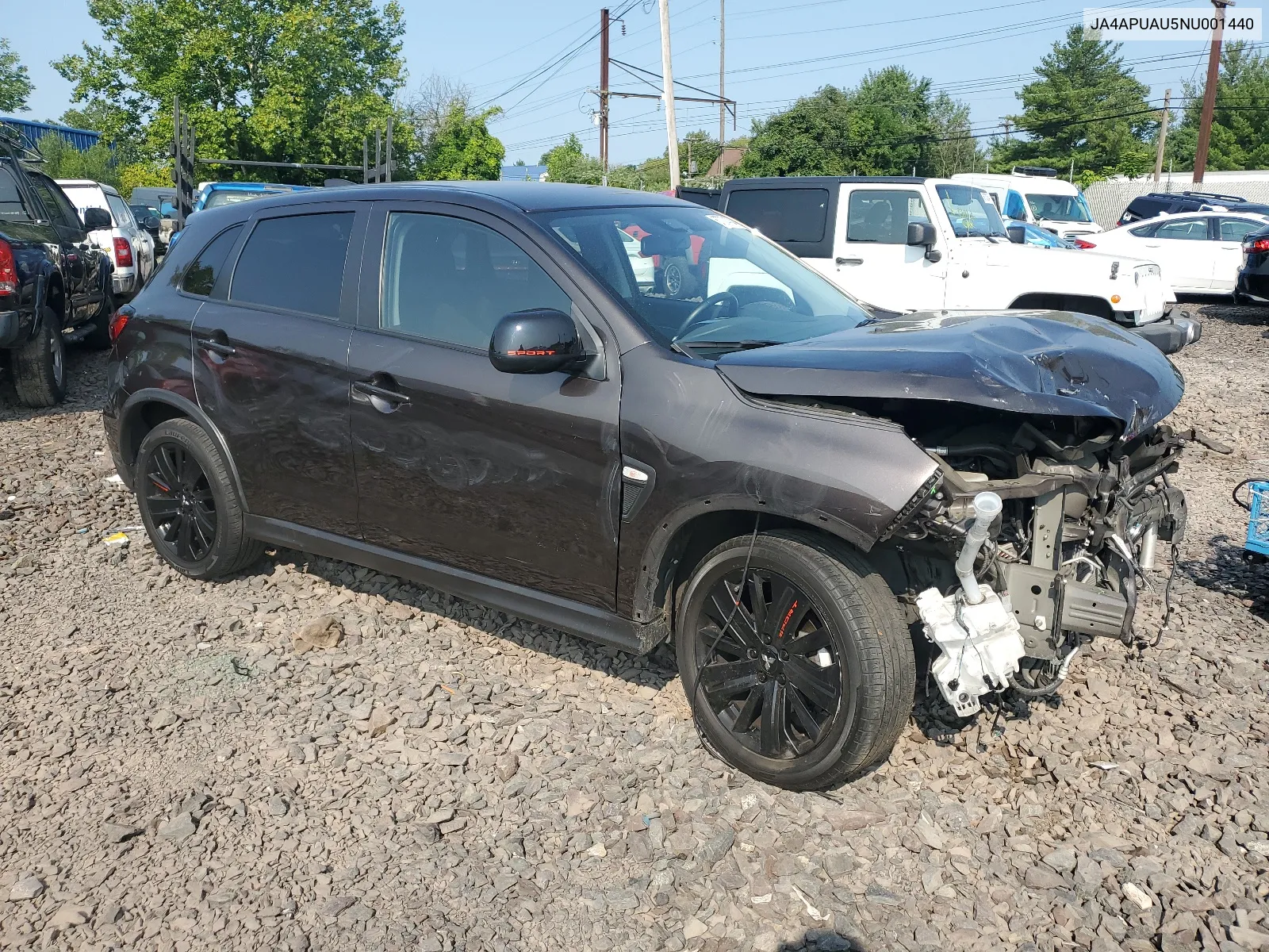 2022 Mitsubishi Outlander Sport Es VIN: JA4APUAU5NU001440 Lot: 67374704