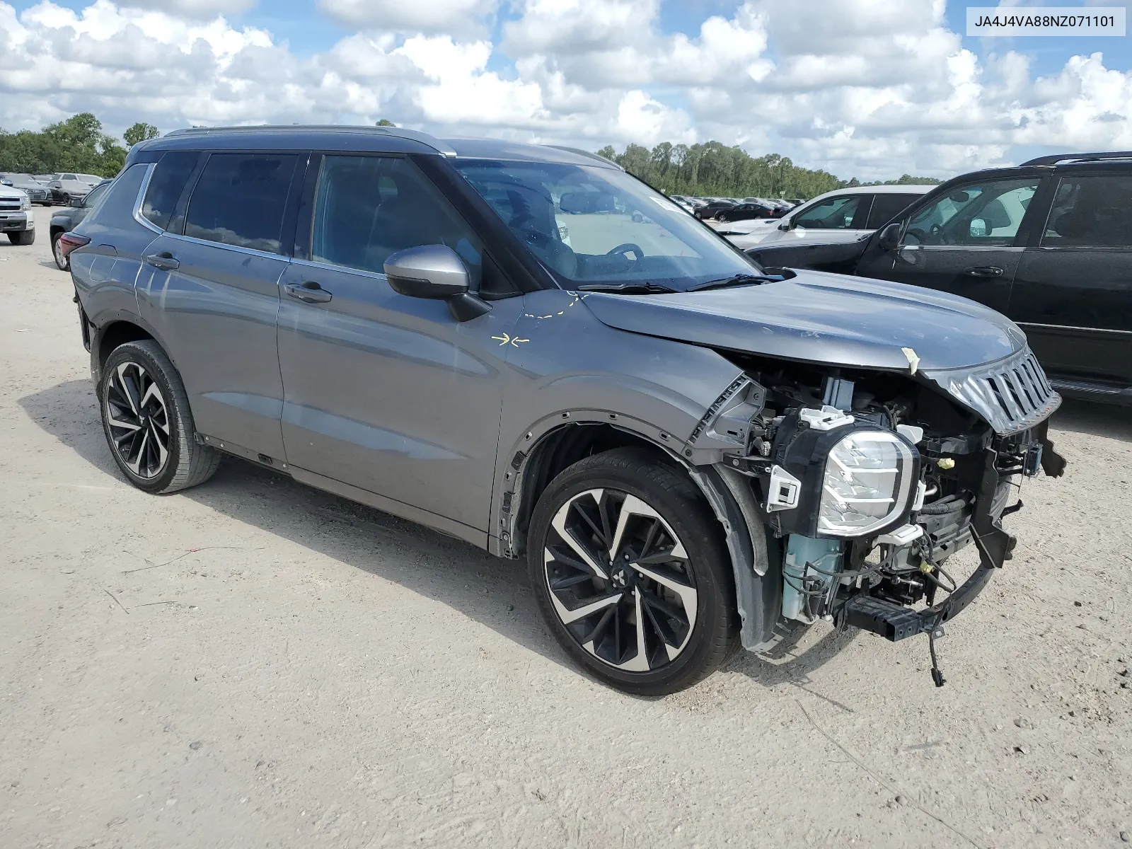 2022 Mitsubishi Outlander Sel VIN: JA4J4VA88NZ071101 Lot: 67758554