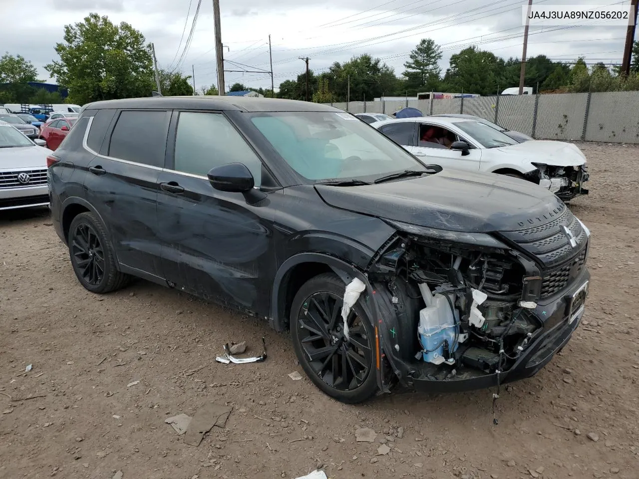 2022 Mitsubishi Outlander Se VIN: JA4J3UA89NZ056202 Lot: 70379664