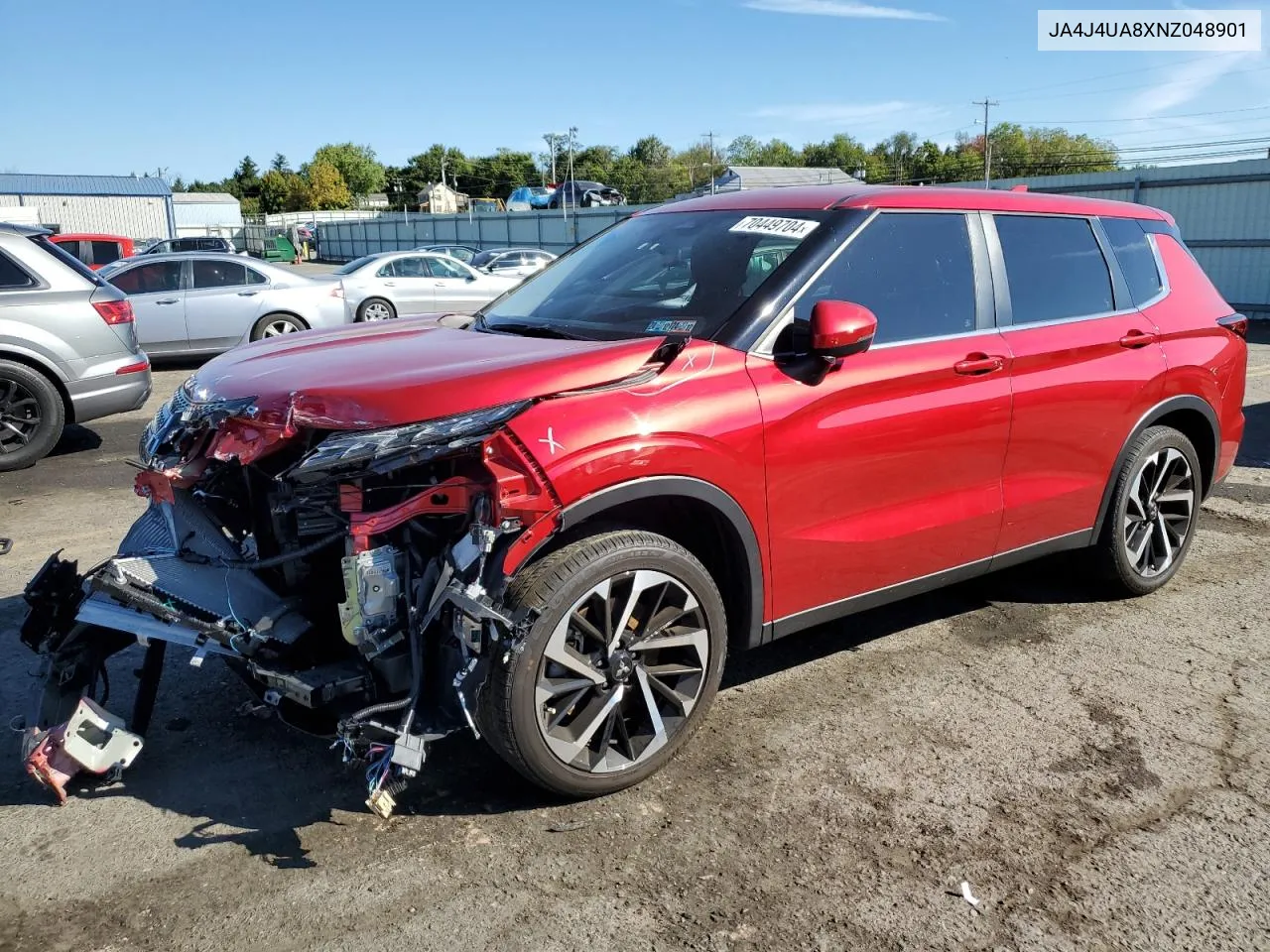 2022 Mitsubishi Outlander Se VIN: JA4J4UA8XNZ048901 Lot: 70449704