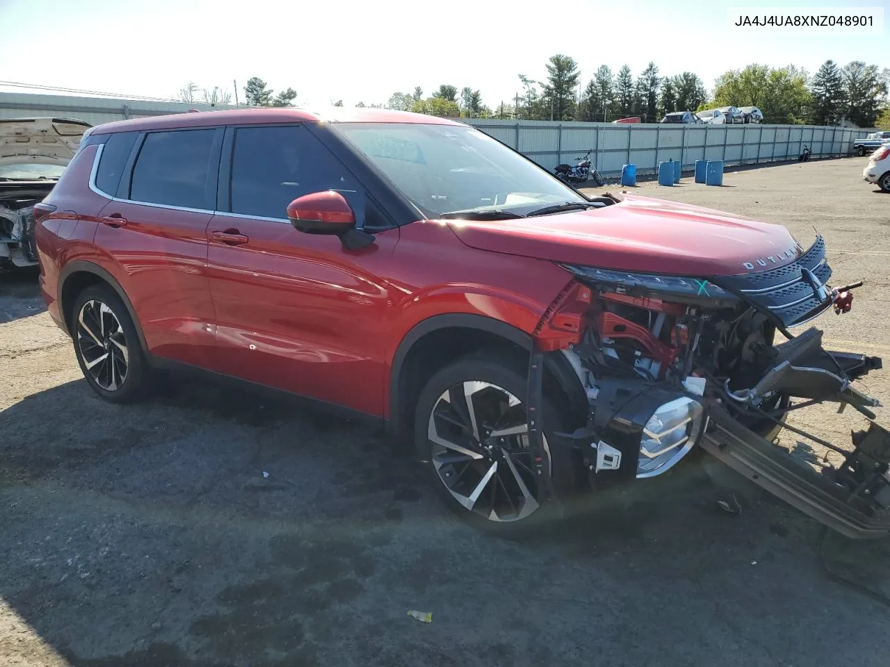 2022 Mitsubishi Outlander Se VIN: JA4J4UA8XNZ048901 Lot: 70449704