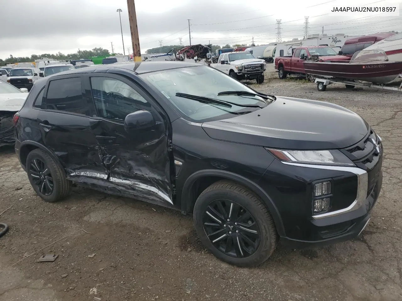 2022 Mitsubishi Outlander Sport Es VIN: JA4APUAU2NU018597 Lot: 70897504