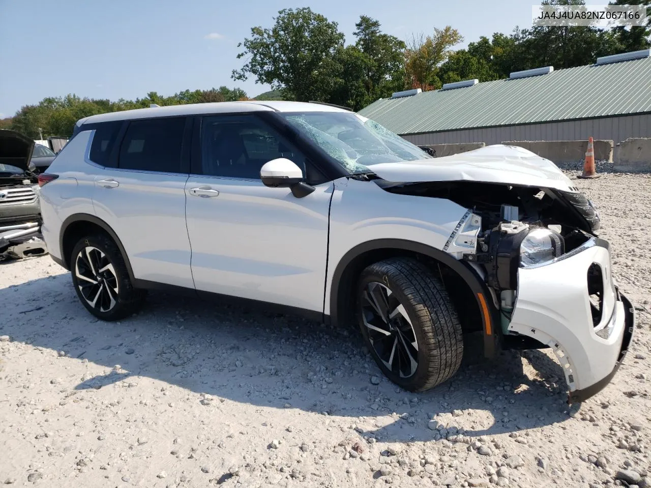 2022 Mitsubishi Outlander Se VIN: JA4J4UA82NZ067166 Lot: 71151874