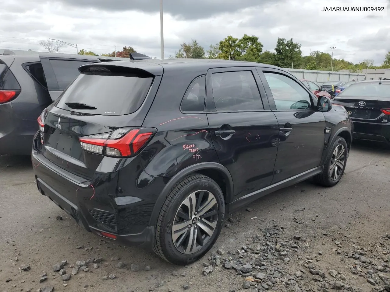 JA4ARUAU6NU009492 2022 Mitsubishi Outlander Sport Es