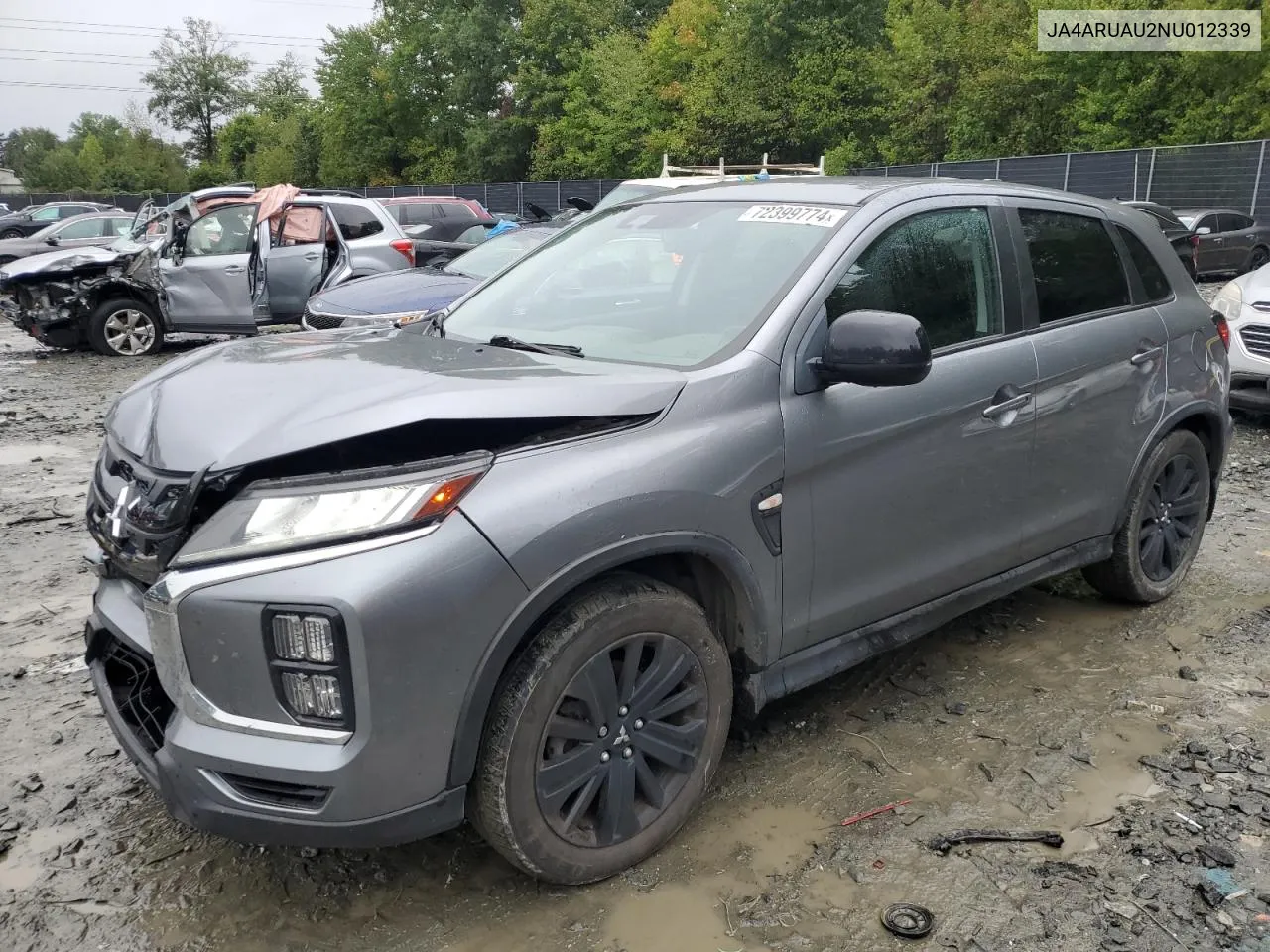 2022 Mitsubishi Outlander Sport Es VIN: JA4ARUAU2NU012339 Lot: 72399774