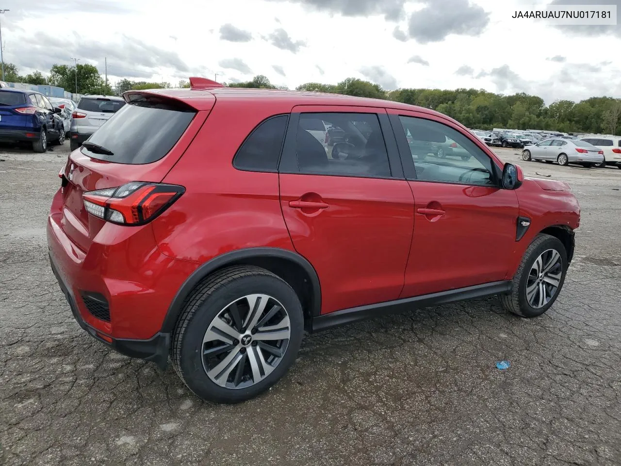 2022 Mitsubishi Outlander Sport Es VIN: JA4ARUAU7NU017181 Lot: 72996164