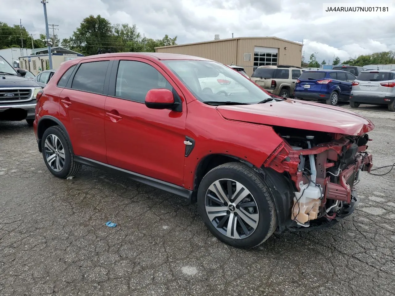 2022 Mitsubishi Outlander Sport Es VIN: JA4ARUAU7NU017181 Lot: 72996164