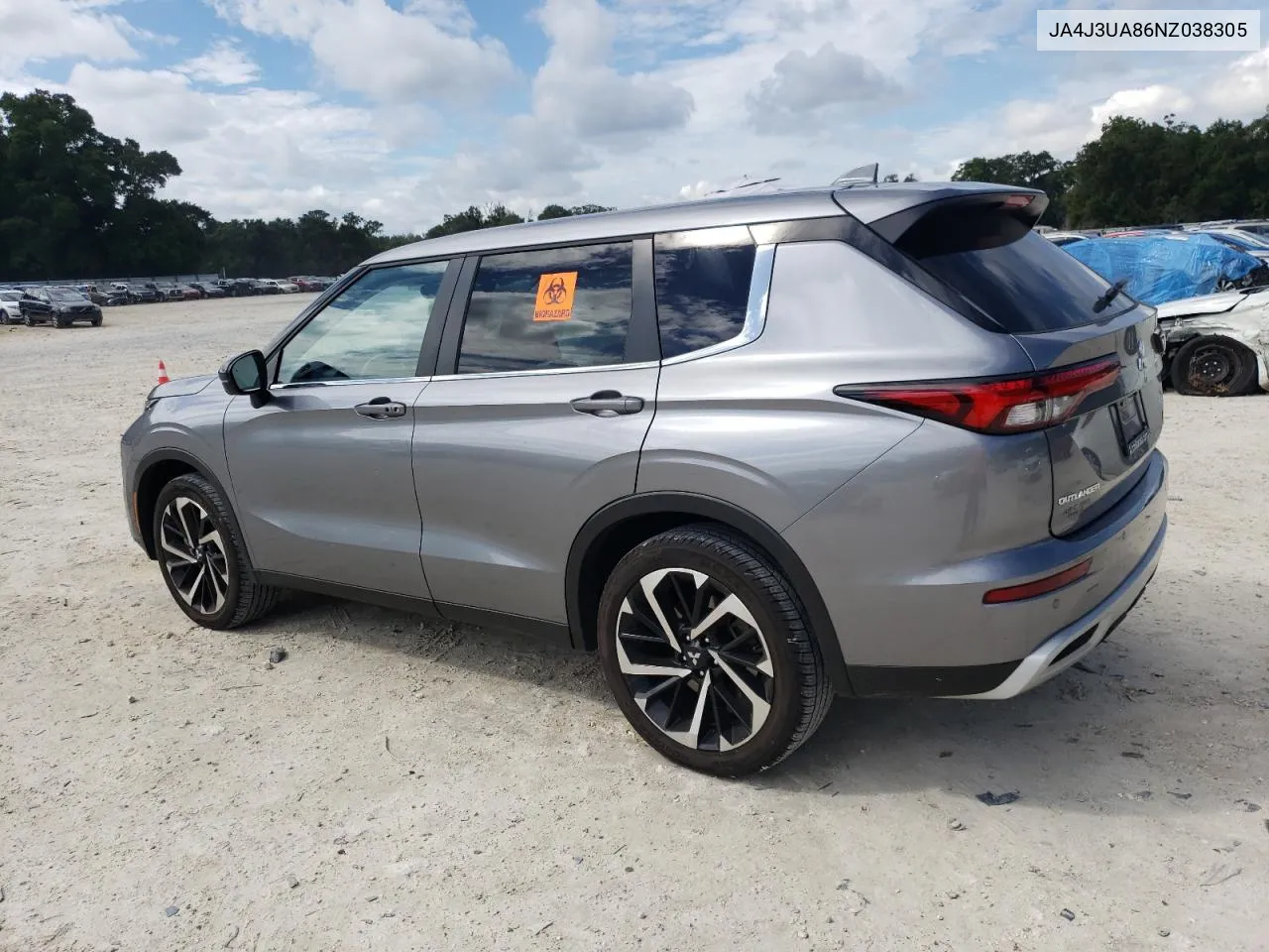 2022 Mitsubishi Outlander Se VIN: JA4J3UA86NZ038305 Lot: 73926004