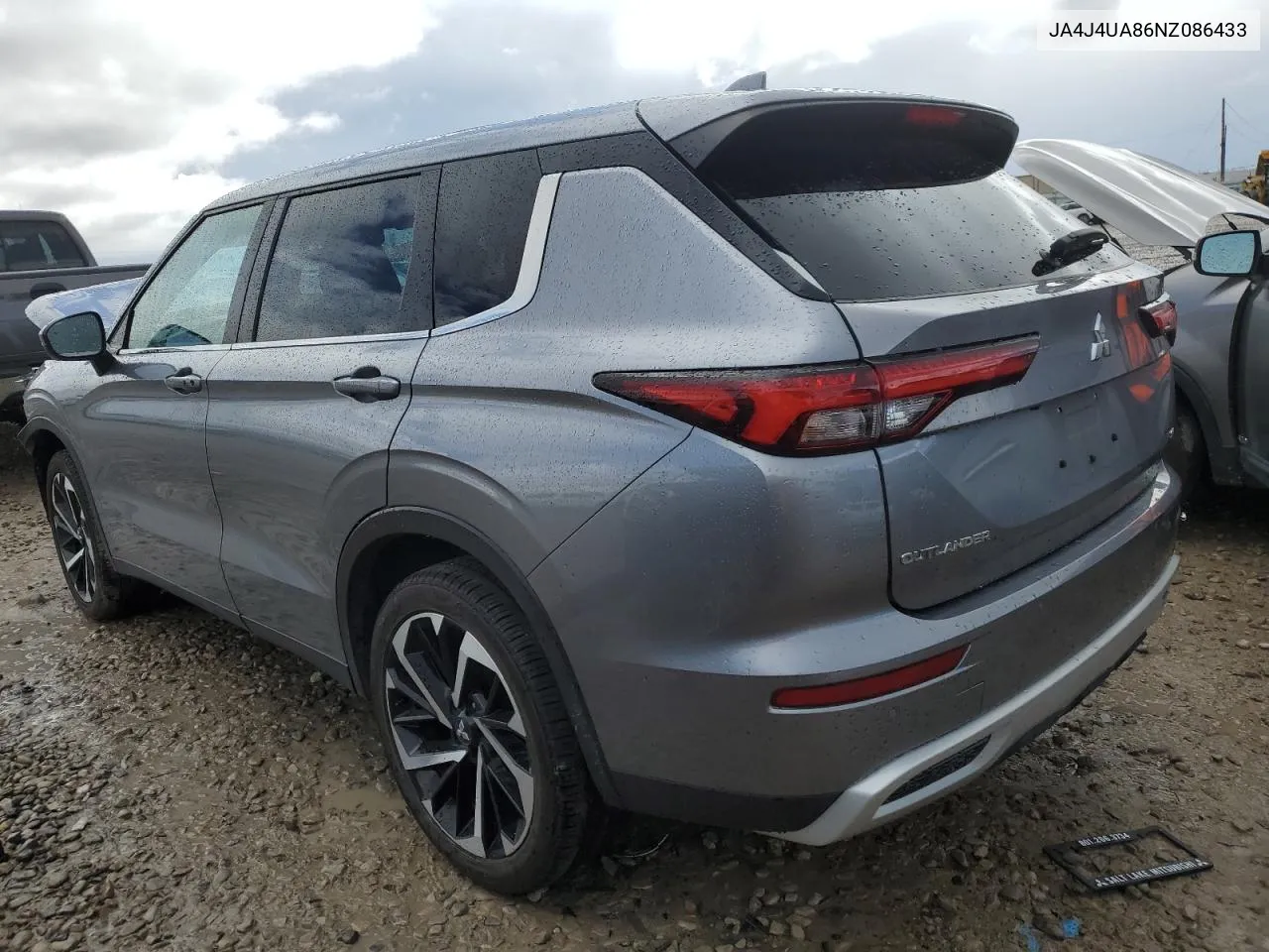 2022 Mitsubishi Outlander Se VIN: JA4J4UA86NZ086433 Lot: 74345424