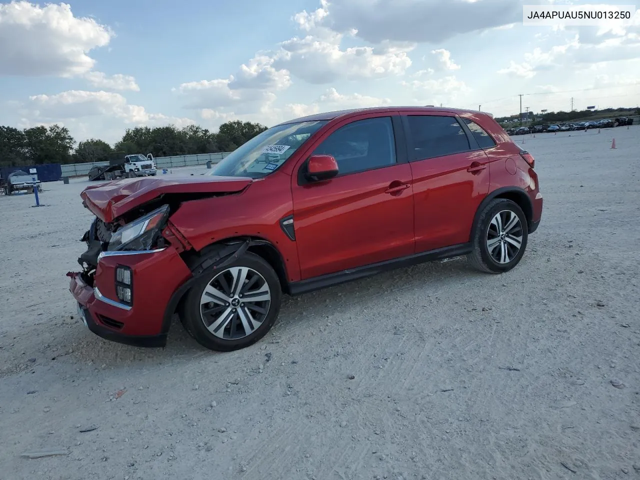 2022 Mitsubishi Outlander Sport Es VIN: JA4APUAU5NU013250 Lot: 74545994