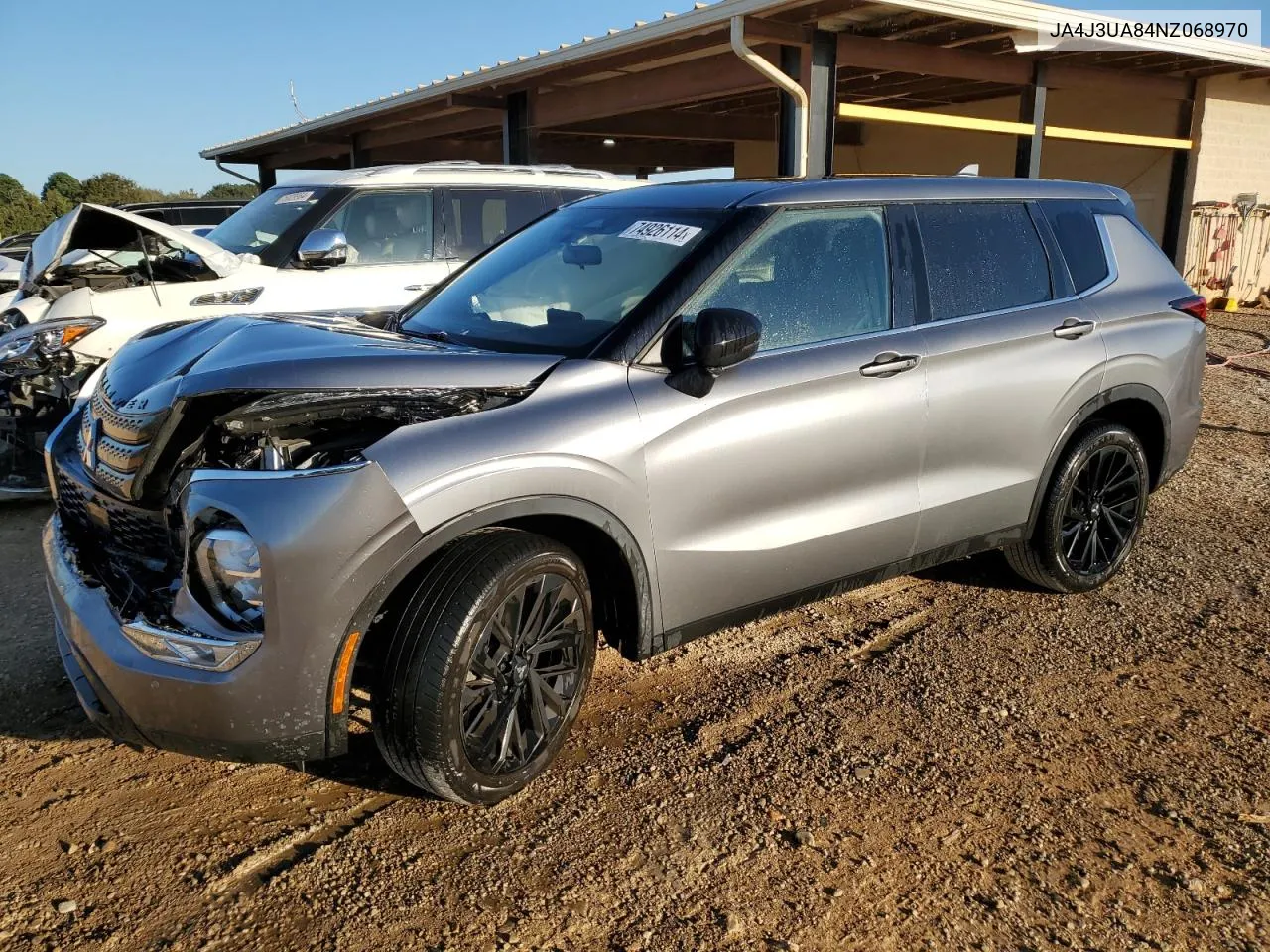 2022 Mitsubishi Outlander Se VIN: JA4J3UA84NZ068970 Lot: 74926114