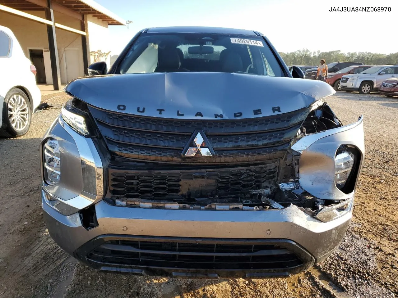 2022 Mitsubishi Outlander Se VIN: JA4J3UA84NZ068970 Lot: 74926114