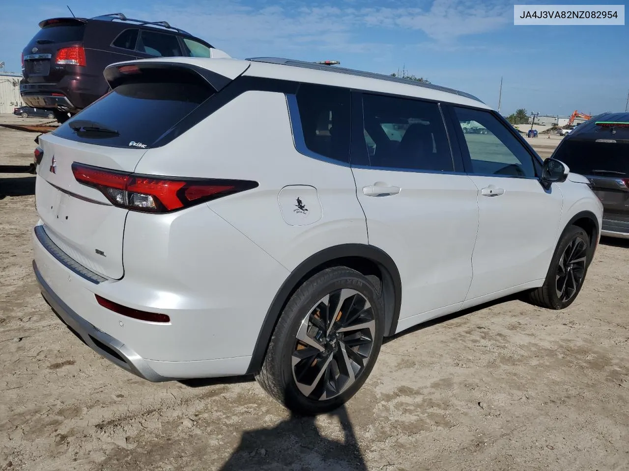 2022 Mitsubishi Outlander Sel VIN: JA4J3VA82NZ082954 Lot: 75255164