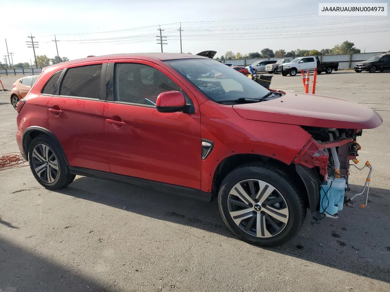 2022 Mitsubishi Outlander Sport Es VIN: JA4ARUAU8NU004973 Lot: 75401354