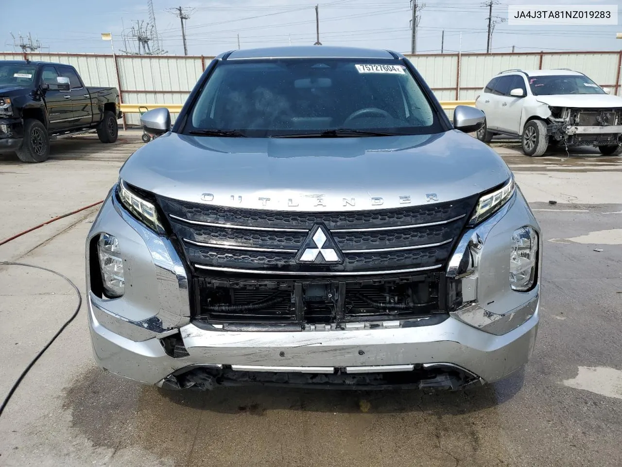 2022 Mitsubishi Outlander Es VIN: JA4J3TA81NZ019283 Lot: 75727604