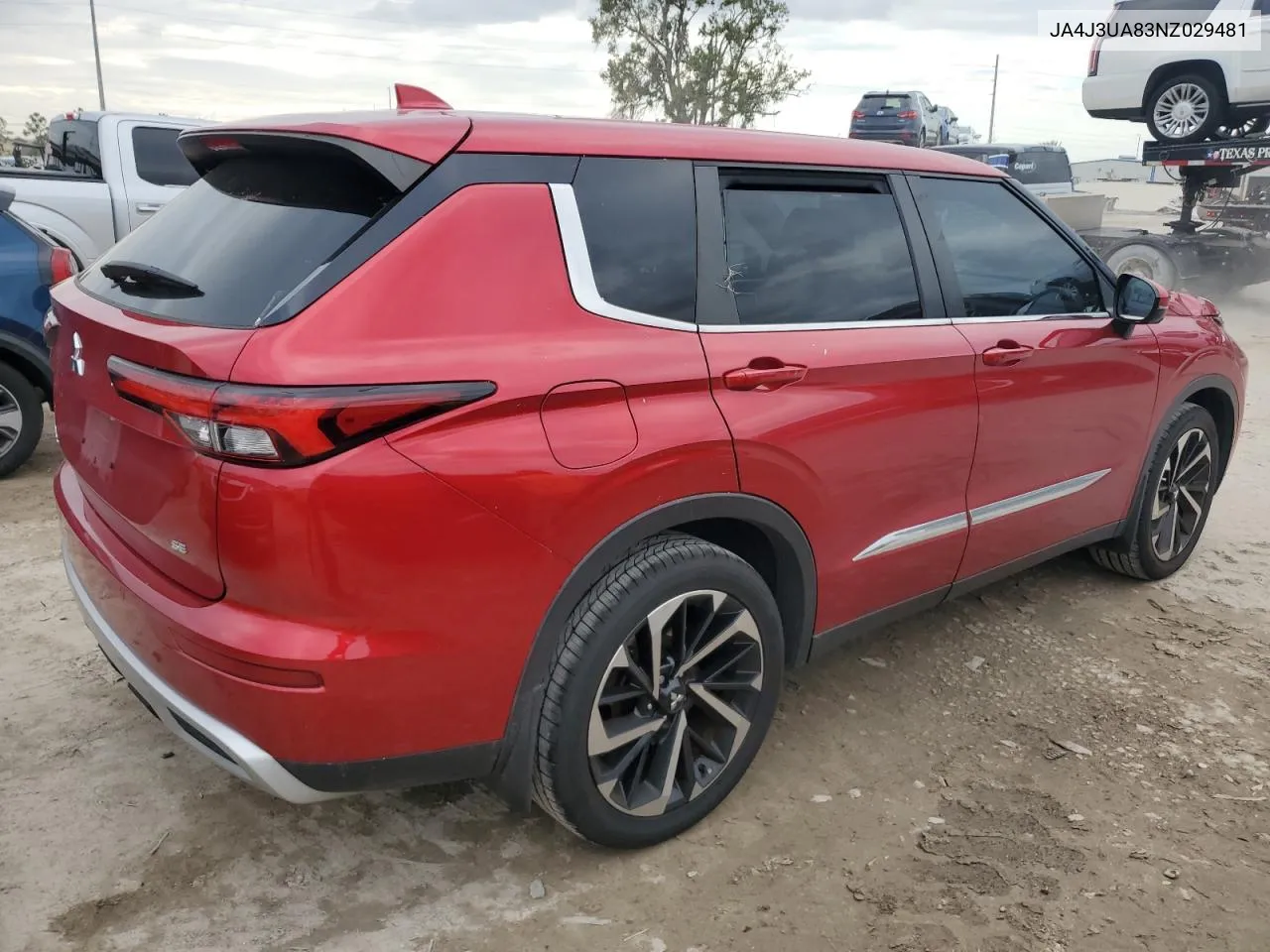 2022 Mitsubishi Outlander Se VIN: JA4J3UA83NZ029481 Lot: 76024274