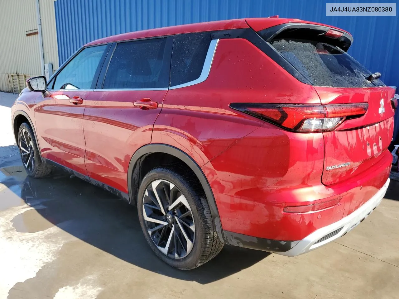 2022 Mitsubishi Outlander Se VIN: JA4J4UA83NZ080380 Lot: 76034054