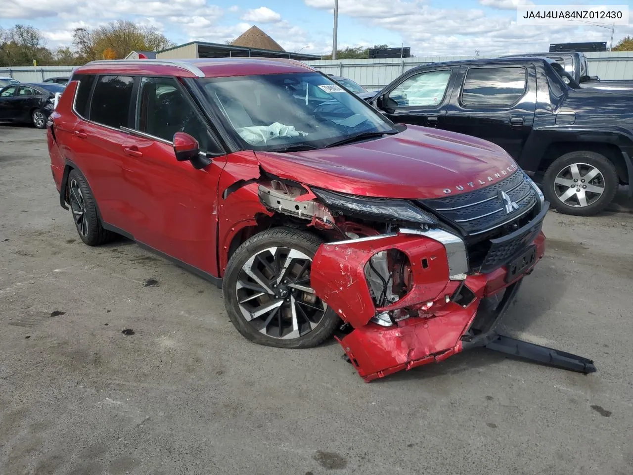 2022 Mitsubishi Outlander Se VIN: JA4J4UA84NZ012430 Lot: 76490074