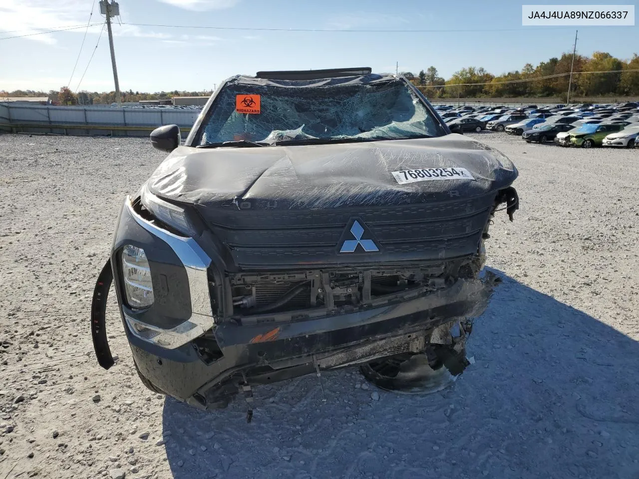 2022 Mitsubishi Outlander Se VIN: JA4J4UA89NZ066337 Lot: 76803254