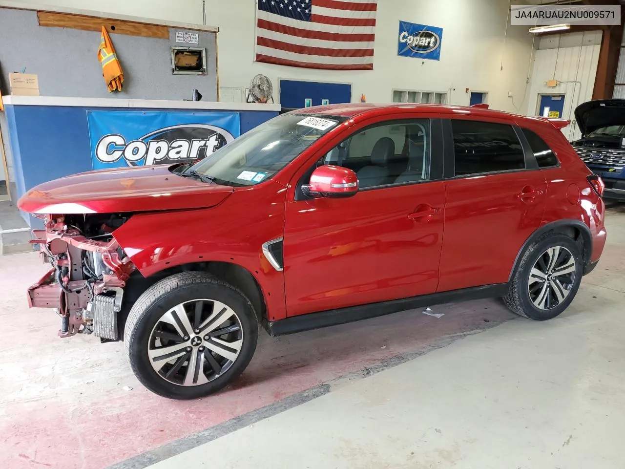 2022 Mitsubishi Outlander Sport Es VIN: JA4ARUAU2NU009571 Lot: 76816374