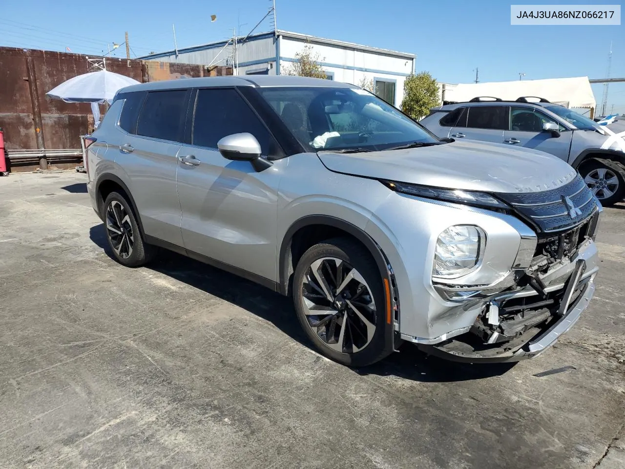 2022 Mitsubishi Outlander Se VIN: JA4J3UA86NZ066217 Lot: 77274104