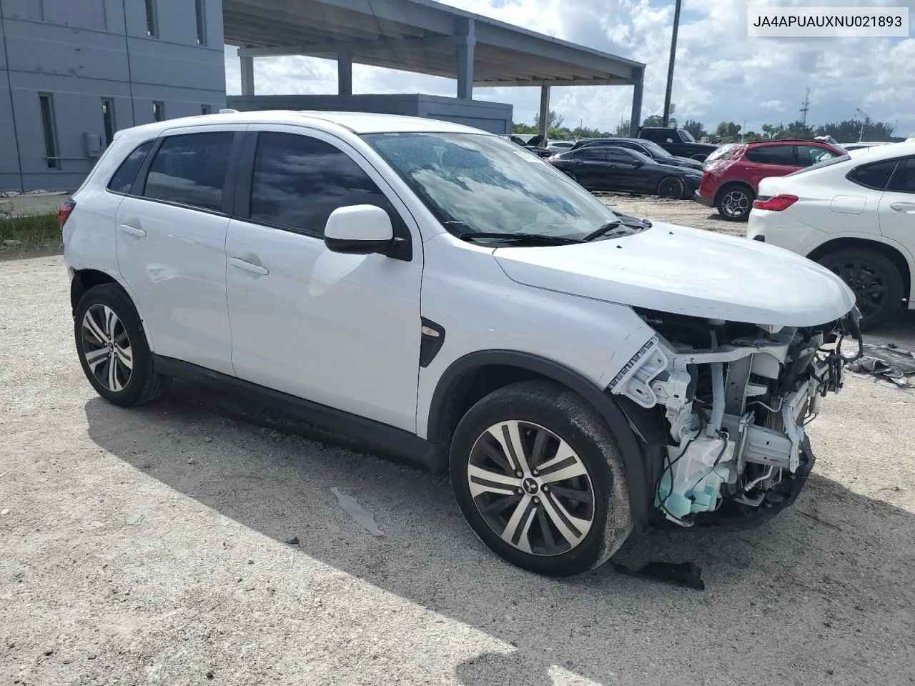 2022 Mitsubishi Outlander Sport Es VIN: JA4APUAUXNU021893 Lot: 77415464