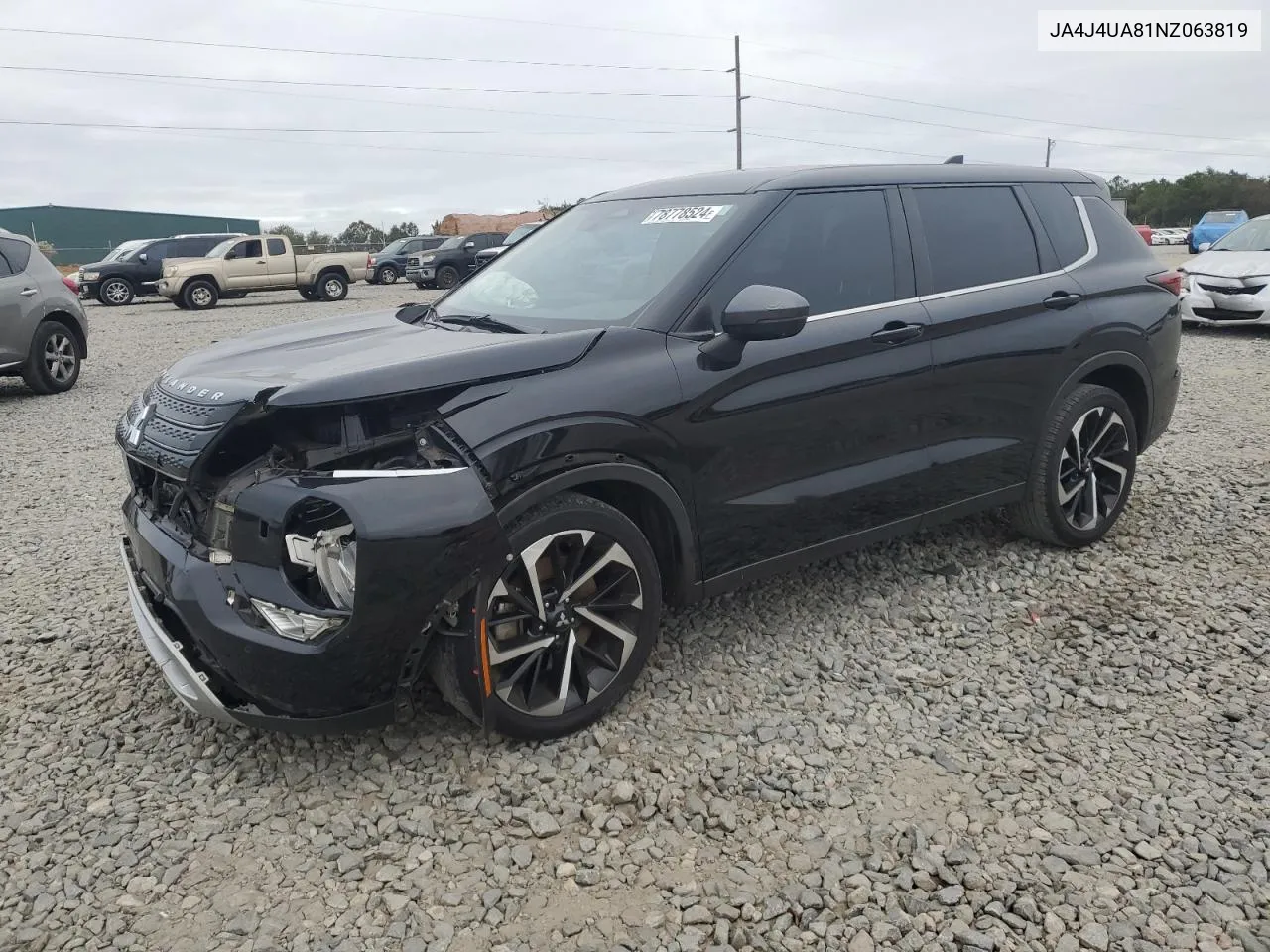 2022 Mitsubishi Outlander Se VIN: JA4J4UA81NZ063819 Lot: 78778524